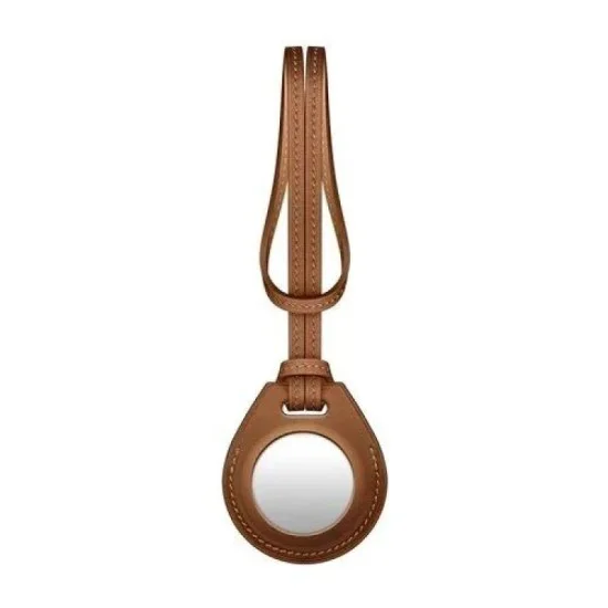 Viva Madrid Airtrax Genuine Leather Bag Charm Case - Caramel